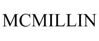 MCMILLIN trademark
