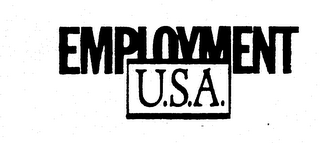 EMPLOYMENT U.S.A. trademark