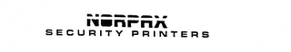 NORPAX SECURITY PRINTERS trademark