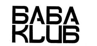 BABA KLUB trademark