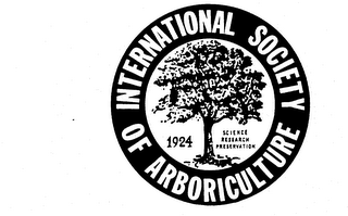 INTERNATIONAL SOCIETY OF ARBORICULTURE 1924 SCIENCE RESEARCH PRESERVATION