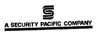 A SECURITY PACIFIC COMPANY