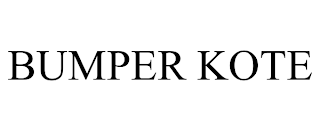 BUMPER KOTE trademark