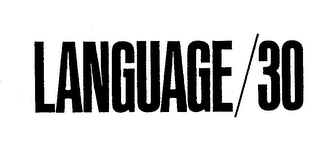 LANGUAGE/30 trademark