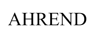 AHREND trademark