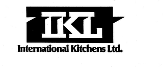 IKL INTERNATIONAL KITCHENS LTD. trademark