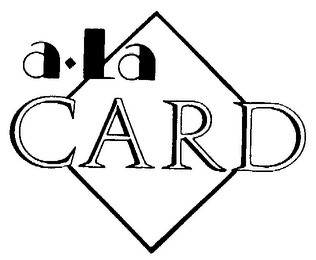 A LA CARD trademark