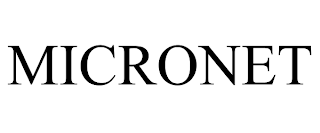 MICRONET trademark