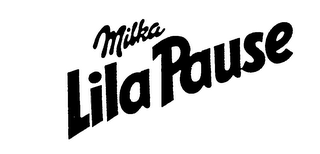 MILKA LILA PAUSE