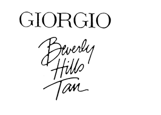 GIORGIO BEVERLY HILLS TAN