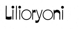 LILIORYONI trademark
