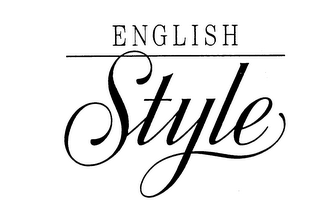ENGLISH STYLE trademark