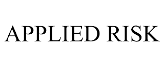 APPLIED RISK trademark