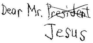 DEAR MR. JESUS trademark