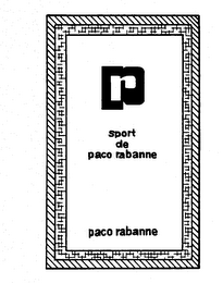 PR SPORT DE PACO RABANNE PACO RABANNE