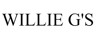 WILLIE G'S trademark