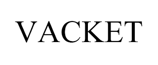 VACKET trademark