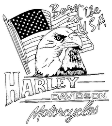 BORN IN THE USA HARLEY DAVIDSON MOTORCYCLES