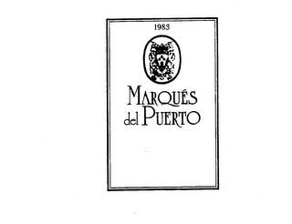 MARQUES DEL PUERTO 1983 trademark