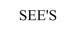 SEE'S trademark
