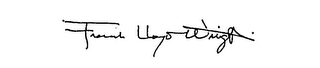 FRANK LLOYD WRIGHT trademark