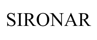SIRONAR trademark