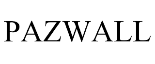 PAZWALL trademark