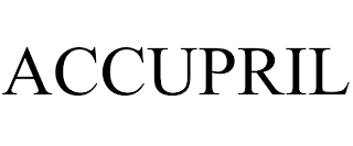 ACCUPRIL trademark