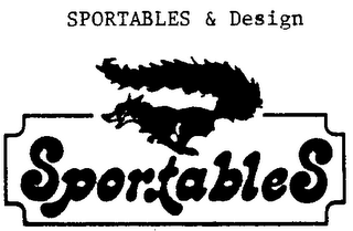 SPORTABLES trademark