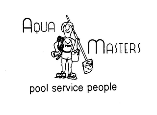 AQUA MASTERS POOL SERVICE PEOPLE PRO trademark