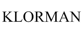 KLORMAN trademark