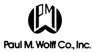 PM PAUL M. WOLFF CO., INC.