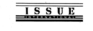 ISSUE INTERNATIONAL