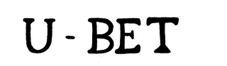 U - BET trademark