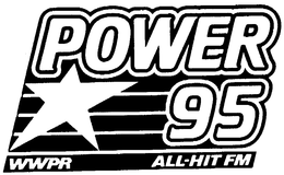 WWPR POWER 95 ALL-HIT FM trademark