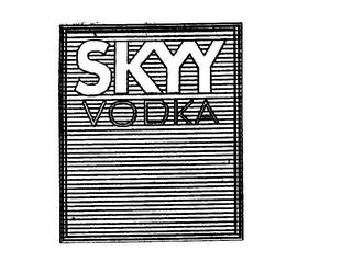 SKYY VODKA trademark