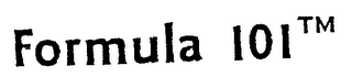 FORMULA 101 trademark