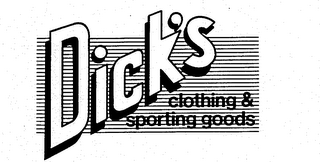 DICK'S CLOTHING & SPORTING GOODS