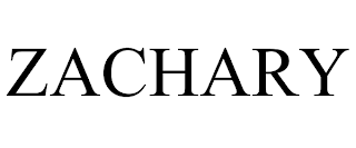ZACHARY trademark