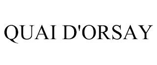 QUAI D'ORSAY trademark