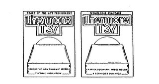 STATE OF THE ART TECHNOLOGY THERMORE T37 THE NEW DYNAMIC THERMAL INSULATION TECNOLOGIA AVANZATA LA RIVOLUZIONARIA IMBOTTITURA A TERMICITA DINAMICA