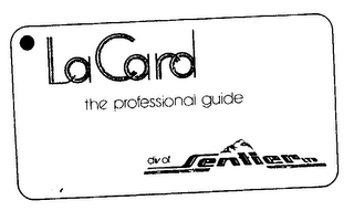 LA CARD THE PROFESSIONAL GUIDE DIV. OF SENTIER