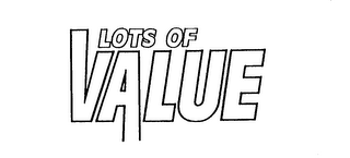LOTS OF VALUE trademark