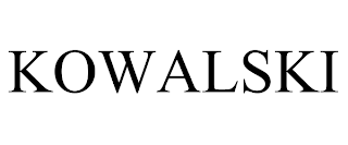 KOWALSKI trademark