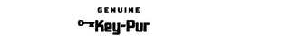 GENUINE KEY-PUR trademark
