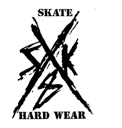 SKATE HARD WEAR trademark