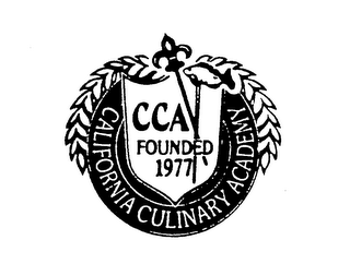 CCA CALIFORNIA CULINARY ACADEMY FOUNDED 1977