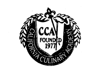 CCA CALIFORNIA CULINARY ACADEMY FOUNDED 1977