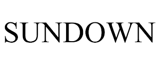 SUNDOWN trademark