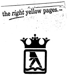 THE RIGHT YELLOW PAGES.